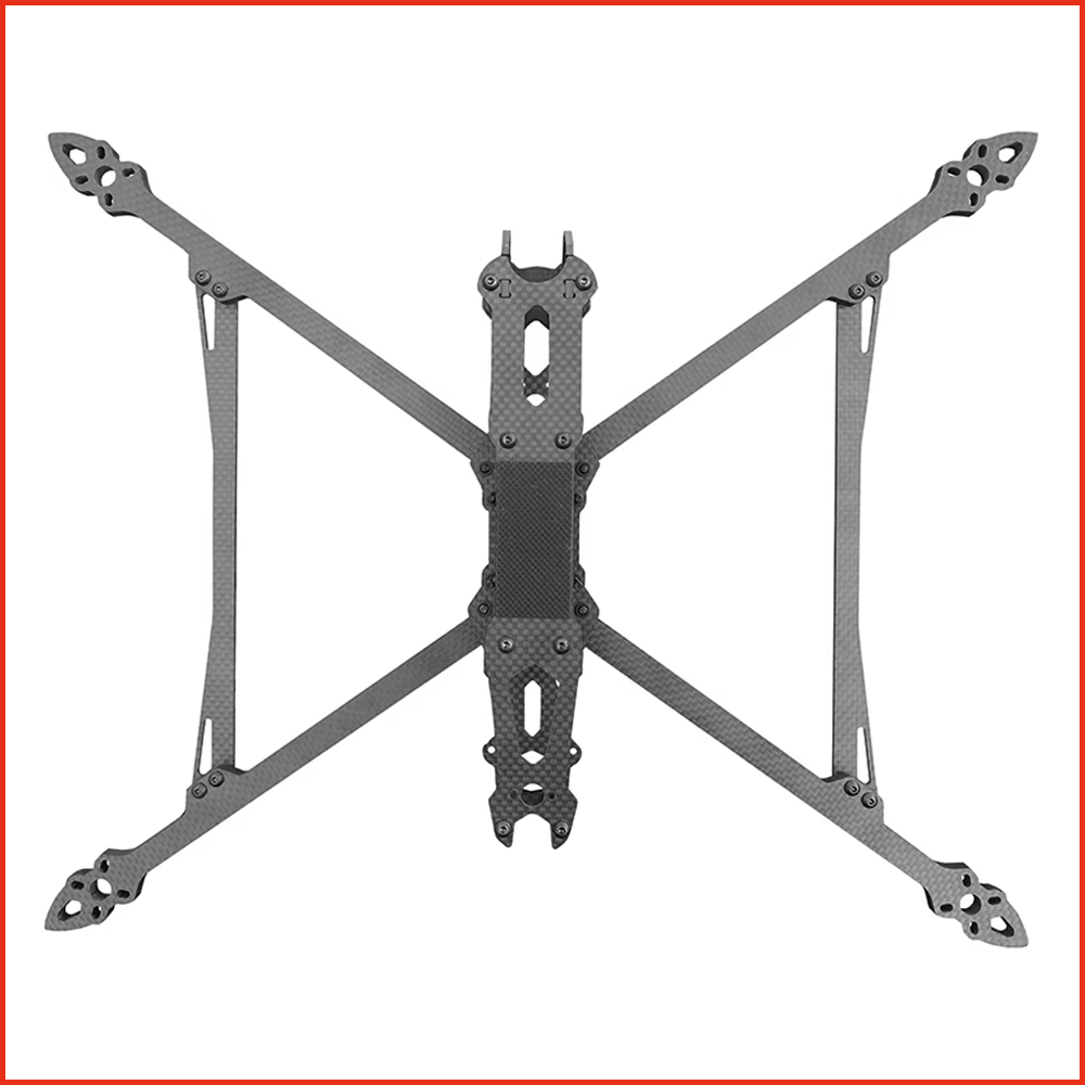 Drone Racing Frame - MARK V2 8/9/10インチ 3K カーボンファイバー H型
