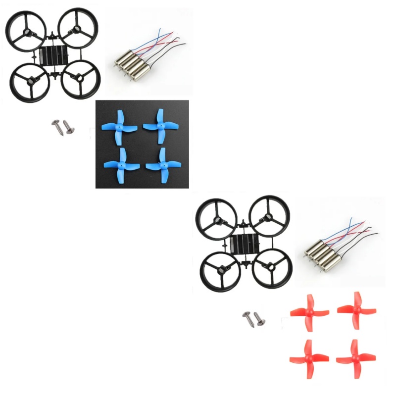 Drone Racing Motor - JJRC H36 Eachine E010 小型DIYミニクアッドコプターフレームキット、4x615コアレスモーター、4xブレード、65mmホイールベース、屋内FPVドローン用