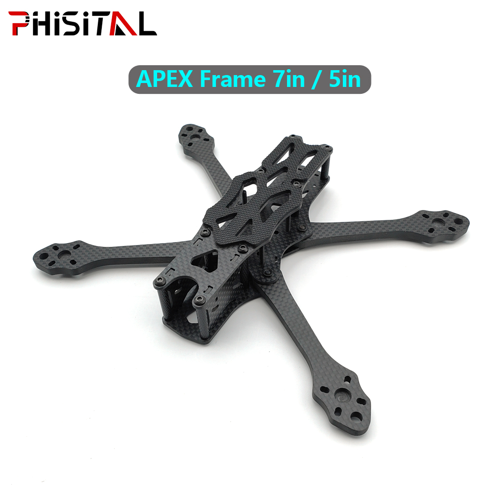Drone Racing Frame - APEXフレーム 7インチ/6インチ/5インチ カーボンファイバー クアッドコプターフレームキット 19/22mmカメラ用 |
