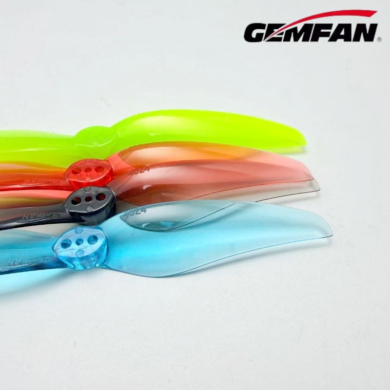 Drone Racing Motor - 4ペア Gemfan Hurricane 4024 2ブレードプロペラ 1.5mm