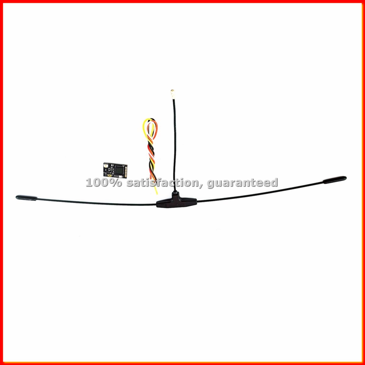 Drone Racing Receiver - 500MHz レシーバー 500.5MHz-524.9MHz T 型アンテナ付き ESP8285