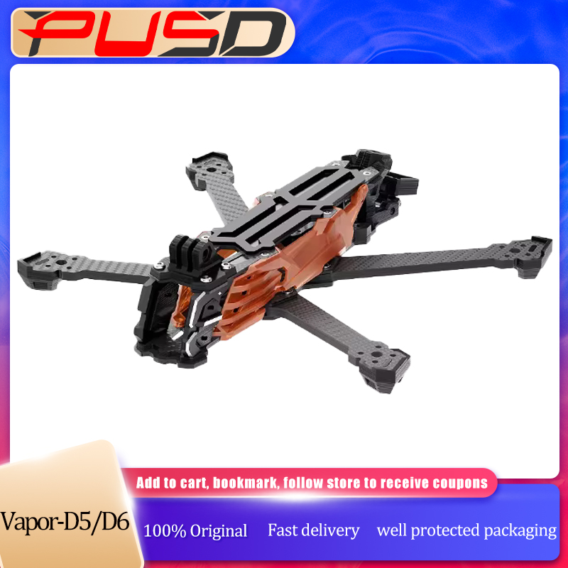 Drone Racing Frame - GEPRC GEP-Vapor-D5 D6 O4 Pro カーボンファイバー