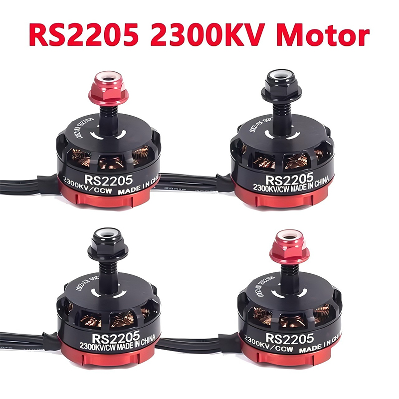 Drone Racing Esc - 2/4 個ブラシレスモーター RS2205 2300KV CW/CCW 航空機モデル
