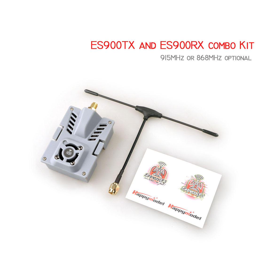 Drone Racing Receiver - Happymodel RC ELRS マイクロ ES900RX（受信機）ES900TX（モジュール）コンボキット 915MHz