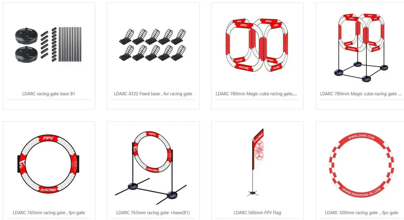 LDARC 500mm/765mmレーシングゲート、FPVゲ - Drone Racing Flag のレビューと価格
