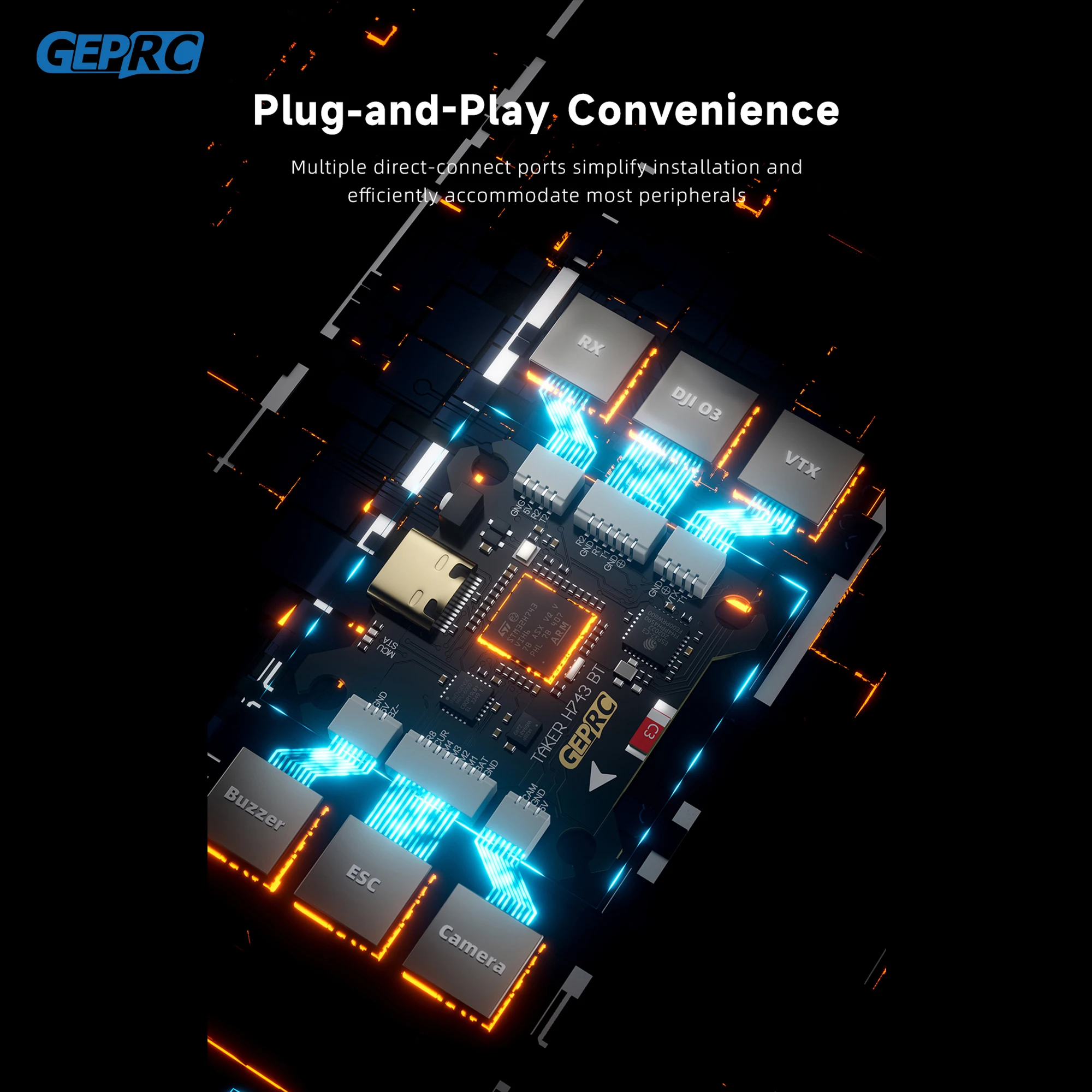 GEPRC TAKER H743 BT 32Bit 65A  - Drone Racing Esc のレビューと価格
