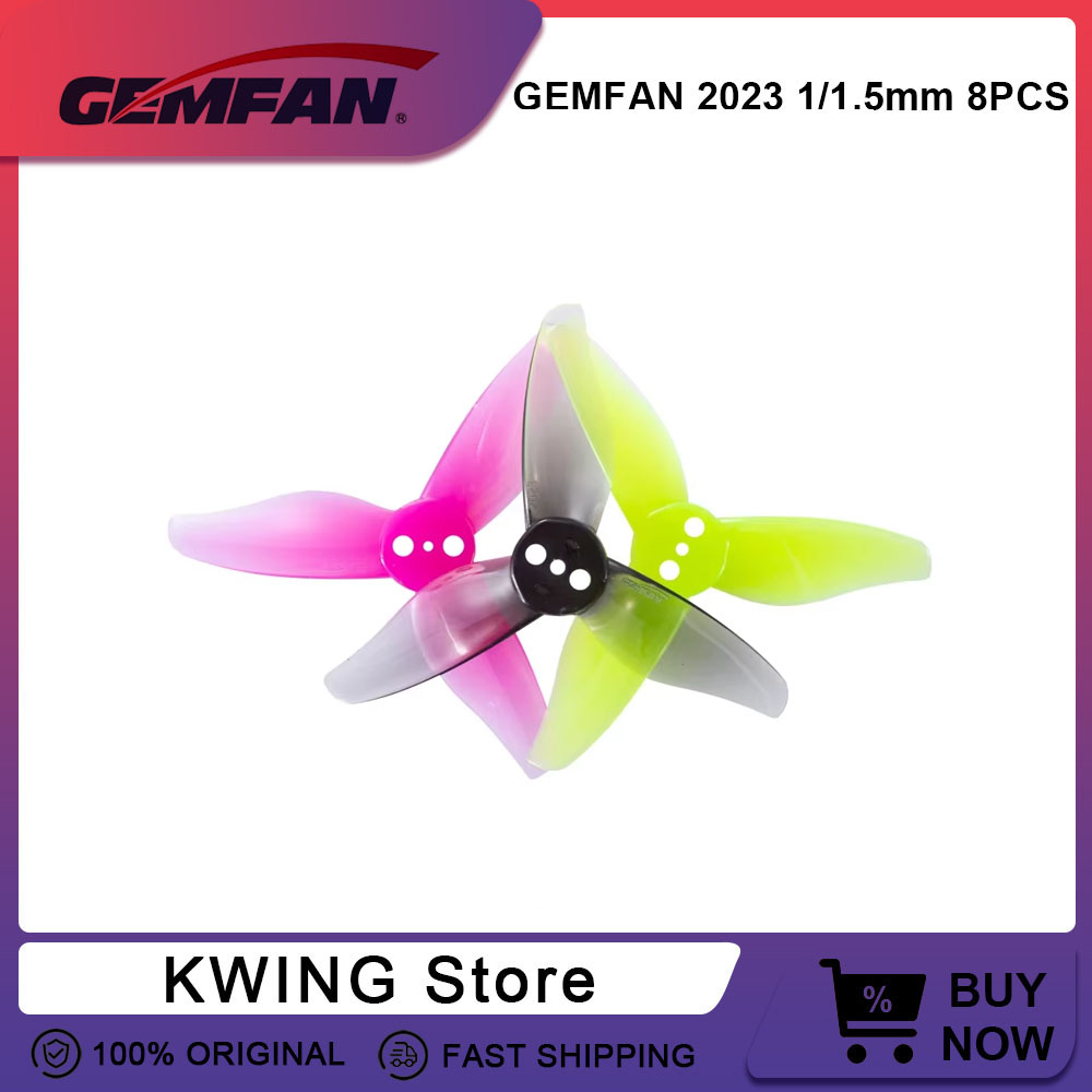 8 個の Gemfan ハリケーン 2023 2X2.3X3 - Drone Racing Gate のレビューと価格