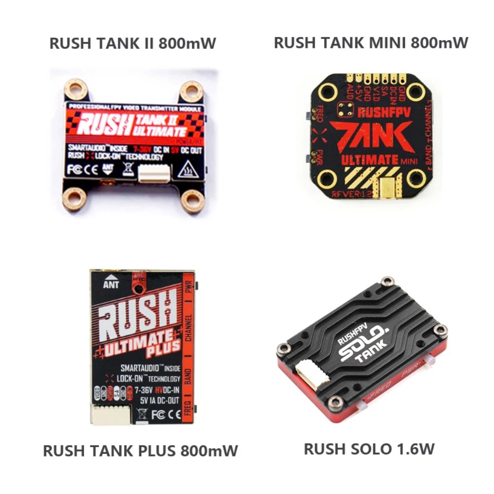 RUSH TANK Ultimate II/Mini/PLU - Drone Racing Vtx のレビューと価格