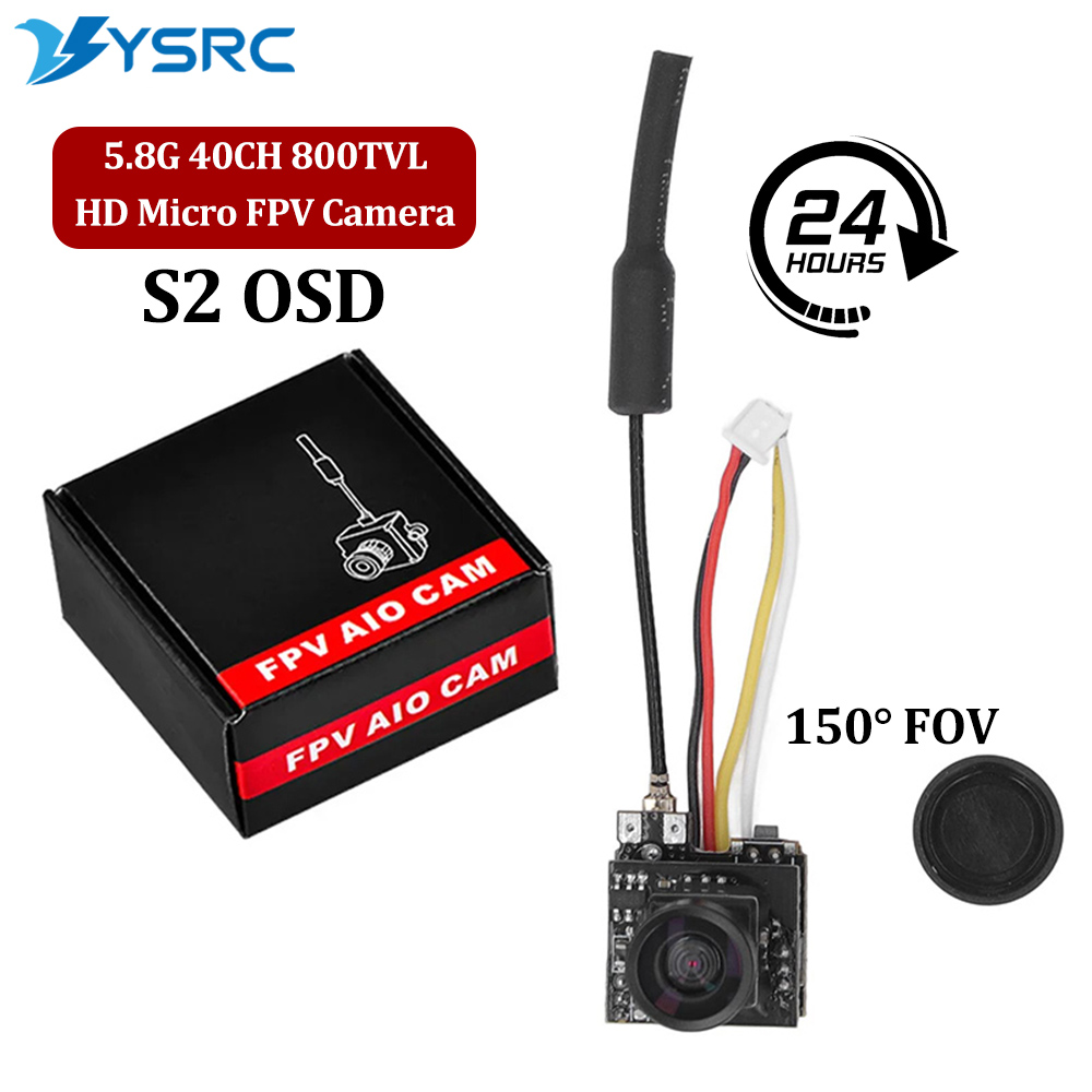 FPV RC マイクロカメラ S2 OSD AIO 5.8  - Drone Racing Camera のレビューと価格