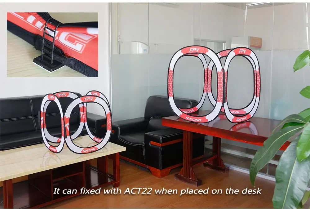 LDARC 780x780mm ポップアップFPVレーシング - Drone Racing Flag のレビューと価格